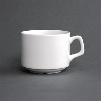 Taza apilable porcelana fina Lumina para plato CD646 200ml