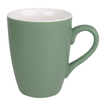 Taza mug Olympia porcelana verde pastel mate 320ml