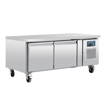 Mostrador refrigerado Polar Serie U GN Chef base 2 puertas