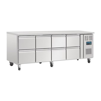 Mostrador frigorífico Polar Serie U GN 8 cajones