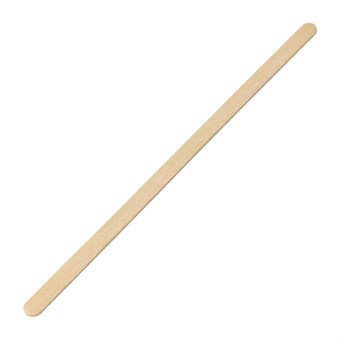 Palillo agitador café madera abedul Fiesta 190mm (Paquete 1000)