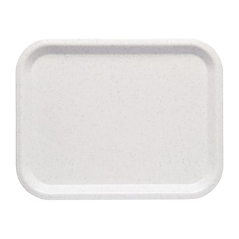 Bandeja Roltex Nordic 360x280mm blanca moteada