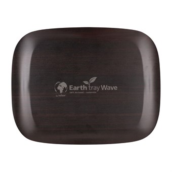 Bandeja servicio Roltex Wave 460x360mm madera oscura