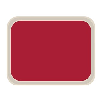 Bandeja servicio Roltex melamina 470x360mm roja