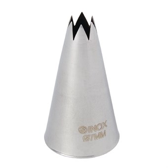 Boquilla estrella repostería Schneider acero inoxidable 7mm