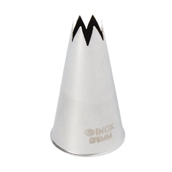 Boquilla estrella repostería Schneider acero inoxidable 9mm