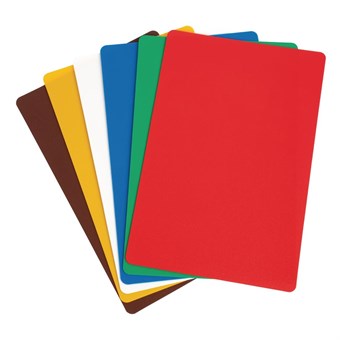 Juego de 6 tablas de corte flexibles Hygiplas 300x450mm