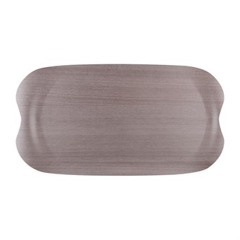 Bandeja servicio Roltex Wave 430x230mm gris madera