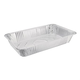 Contenedor de aluminio rectangular 1/1 GN (Pack 5)