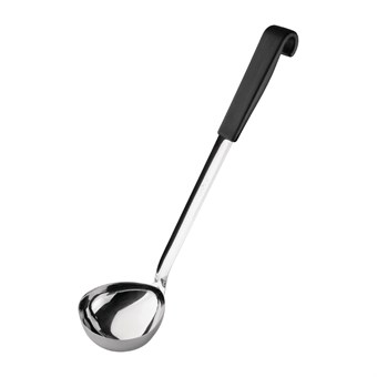 Cucharón Vogue de mango negro de 340mm