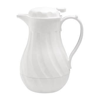 Jarra isotérmica Olympia de 2Ltr diseño blanco en espiral