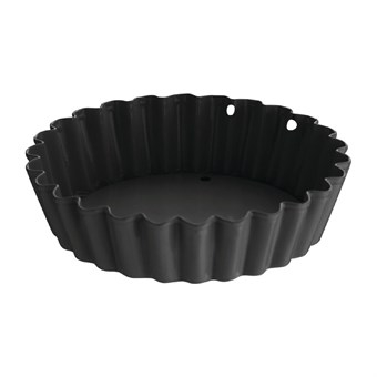 Mini envases quiche Vogue antiadherentes con base desmontable de 80mm (Caja 3)
