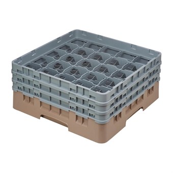 Estante Cambro beige de 25 compartimentos