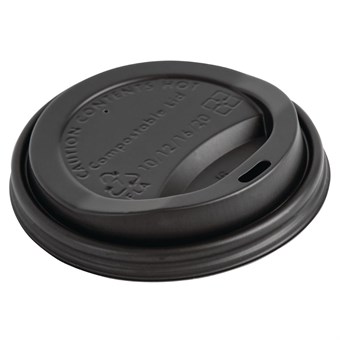 Tapas compostables Fiesta Green para bebidas calientes 340ml 