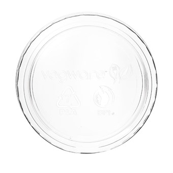 Tapas compostables Vegware para recipientes de porcones de 59ml y 118ml