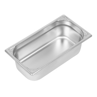 Cubeta de acero inoxidable uso intensivo  Vogue Gastronorm 1/3 100mm