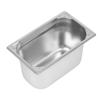 Cubeta de acero inoxidable uso intensivo  Vogue Gastronorm 1/4 150mm