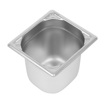 Cubeta de acero inoxidable uso intensivo  Vogue Gastronorm 1/6 150mm