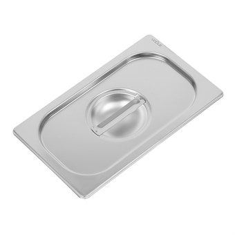 Tapa cubeta de acero inoxidable uso intensivo Vogue Gastronorm 1/4