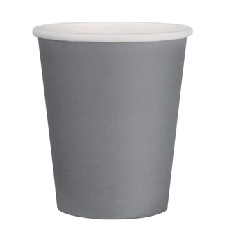Vaso de una sola pared para bebidas calientes color carbón Fiesta 225ml (Caja 1000)