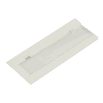Bolsa compostable grande papel glassine Vegware con ventanilla NatureFlex